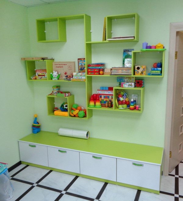 DIY shelves for kids rooms creative storage ideas