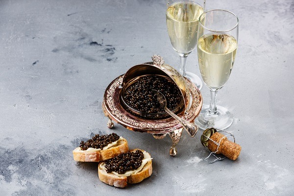 How to combine black caviar with other products