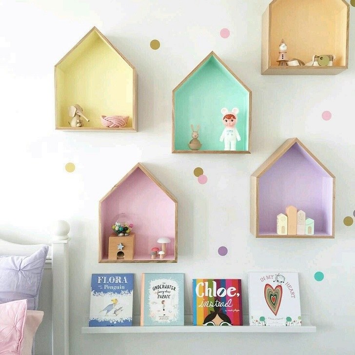 Original shelf design ideas kids room decorating tips