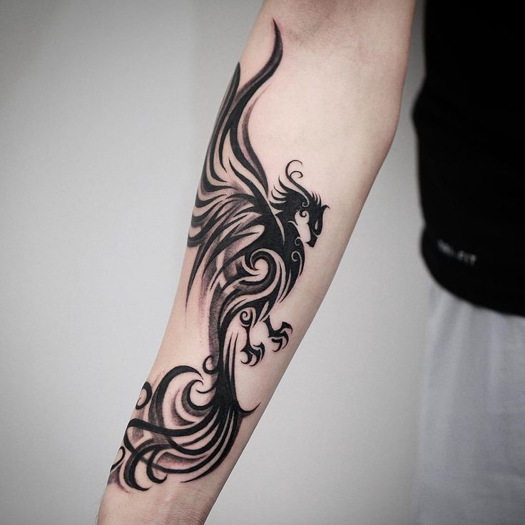 arm tattoo ideas bird images phoenix