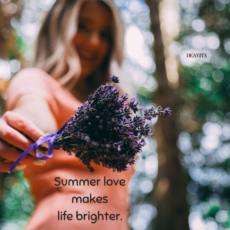 best short romantic quotes Summer love makes life brighter