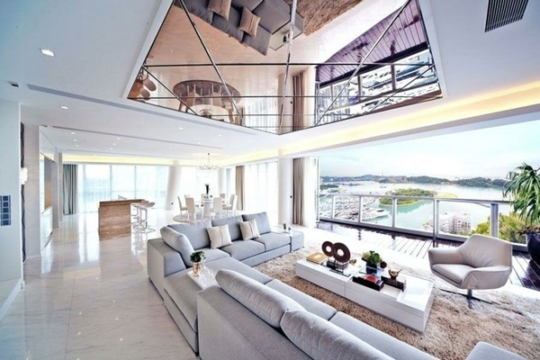 ceiling decorating ideas modern living room design