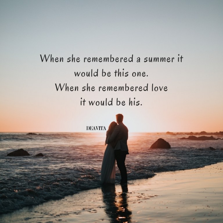 love and summer inspirational quotes and romantic sayings
