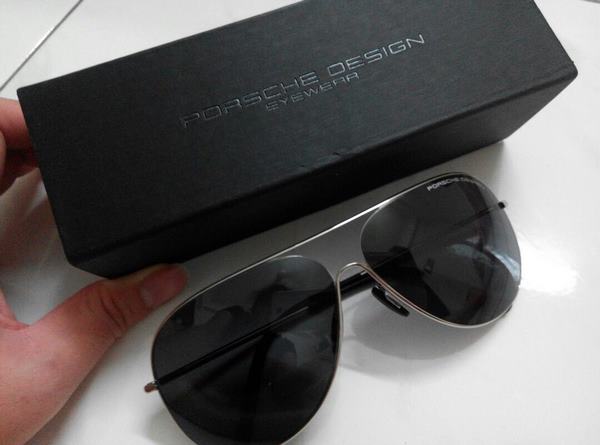 fashionable aviator porsche design sunglasses for men