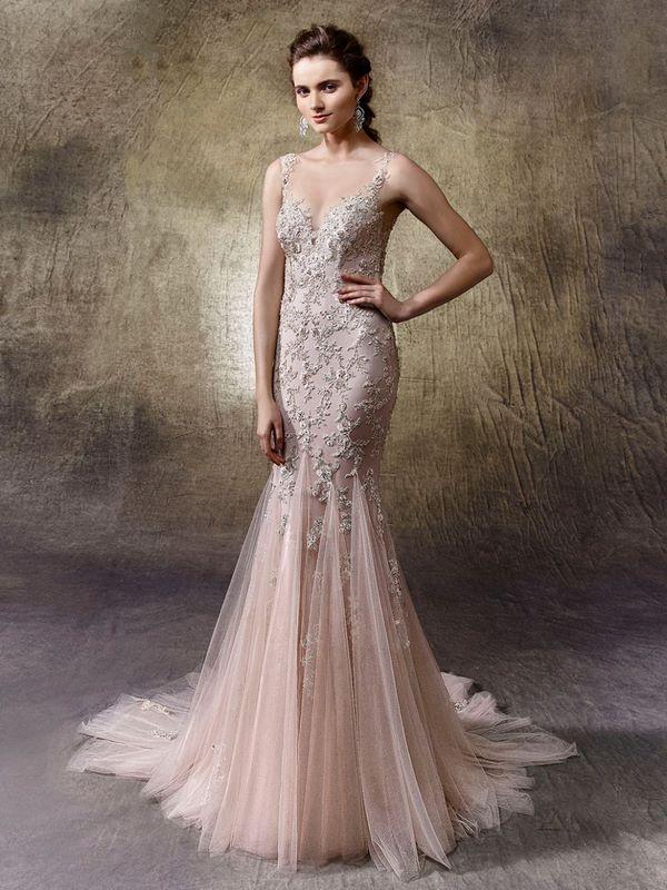 rose gold wedding ideas exceptional bridal dresses