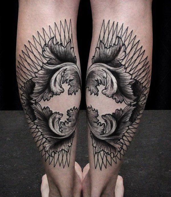 symmetrical tattoo ideas original designs