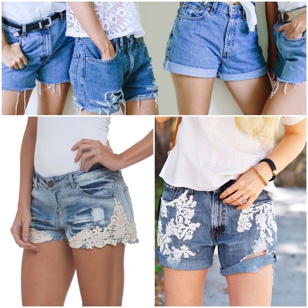 How to repurpose old jeans and make fashionable shorts