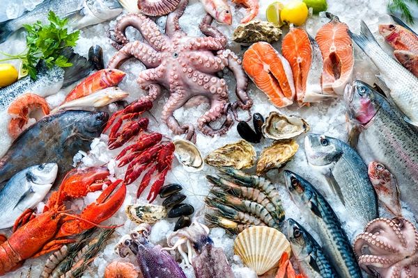 Seafood contains a large amount of zinc