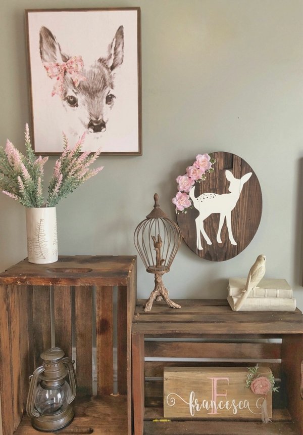 baby room decorating ideas rustic style accessories