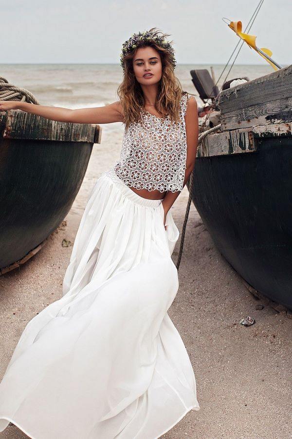 beach wedding bridal dresses ideas