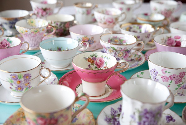 beautiful vintage tea cups and creative craft ideas
