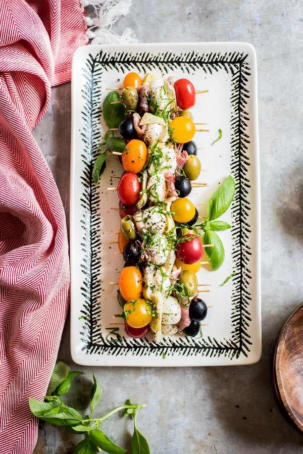 colorful skewers easy party food ideas appetizers