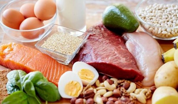 diet for healthy hair protein rich foods
