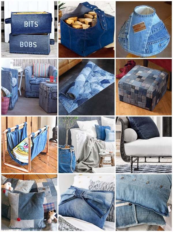 how to use old jeans unique craft ideas home accessories