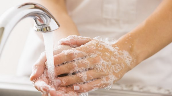 Avoid washing hands with hot water