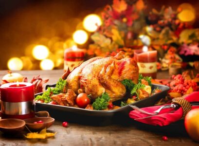 Roasted-Turkey-Thanksgiving-Christmas-festive-dinner