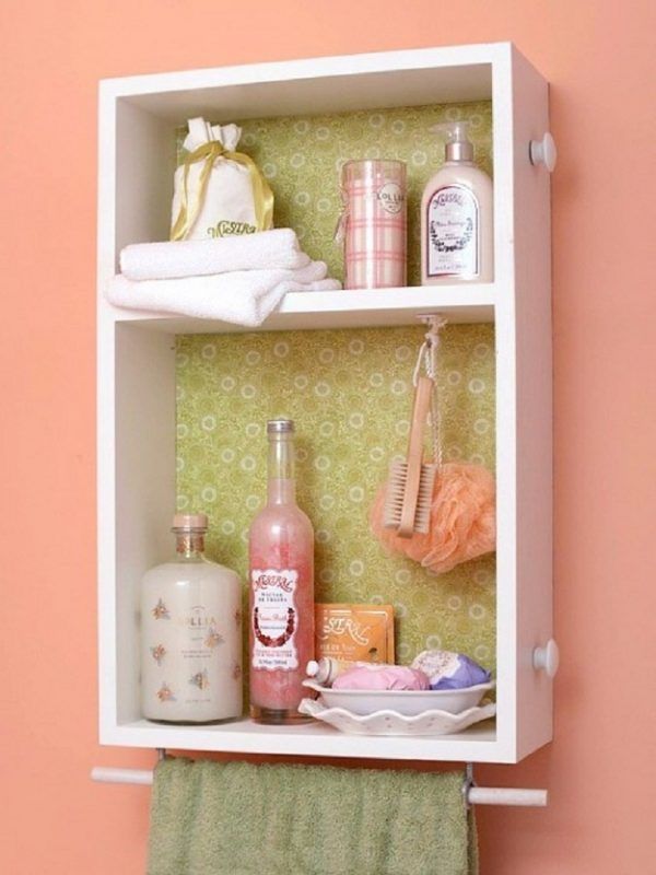 bathroom wall shelves from old drawers upcycling ideas