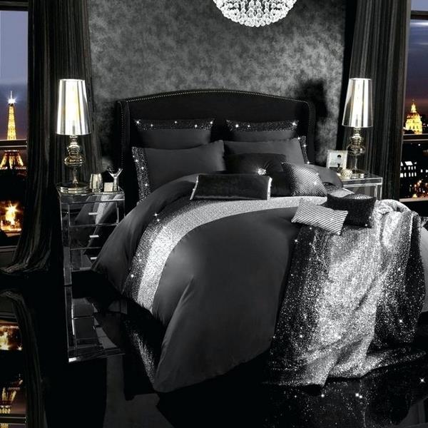 bedroom decor ideas black and silver bedroom designs bed sheets