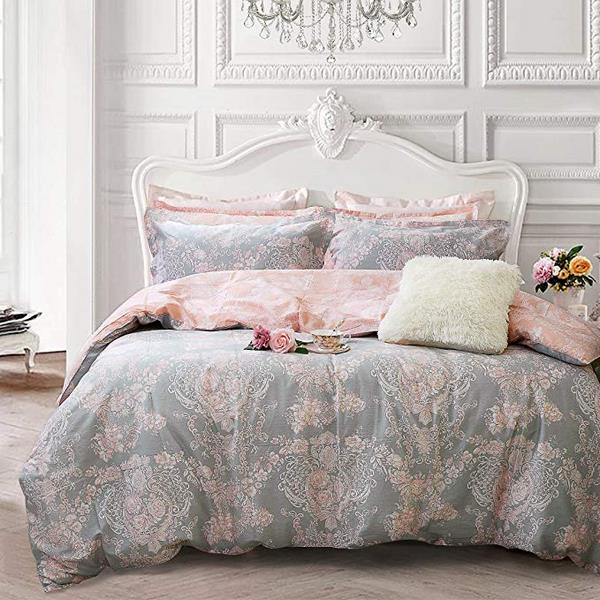 bedroom-interior-design-ideas-classic-style-stylish-gray-and-pink-bed-sheets