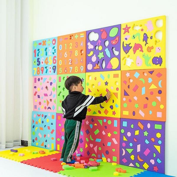 creative ideas for kids bedrooms with soft foam interlocking tiles