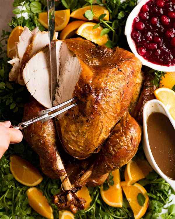 dry brined juicy roast turkey recipe festive dinner ideas