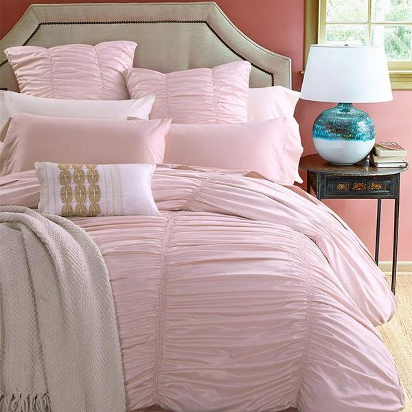 soft dusty pink bed sheets bedroom design and decorating ideas how to choose colors