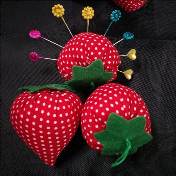 strawberry pincushion easy and original craft ideas 