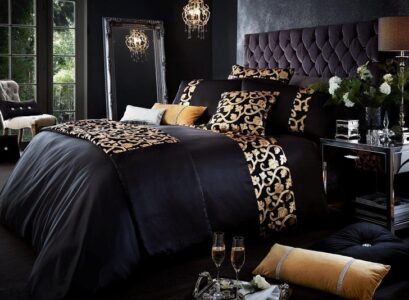 unique-black-and-gold-bedding-set-bedroom-design-and-decor-ideas