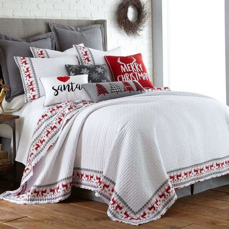 Christmas bedding sets great ideas for a festive mood in the bedroom