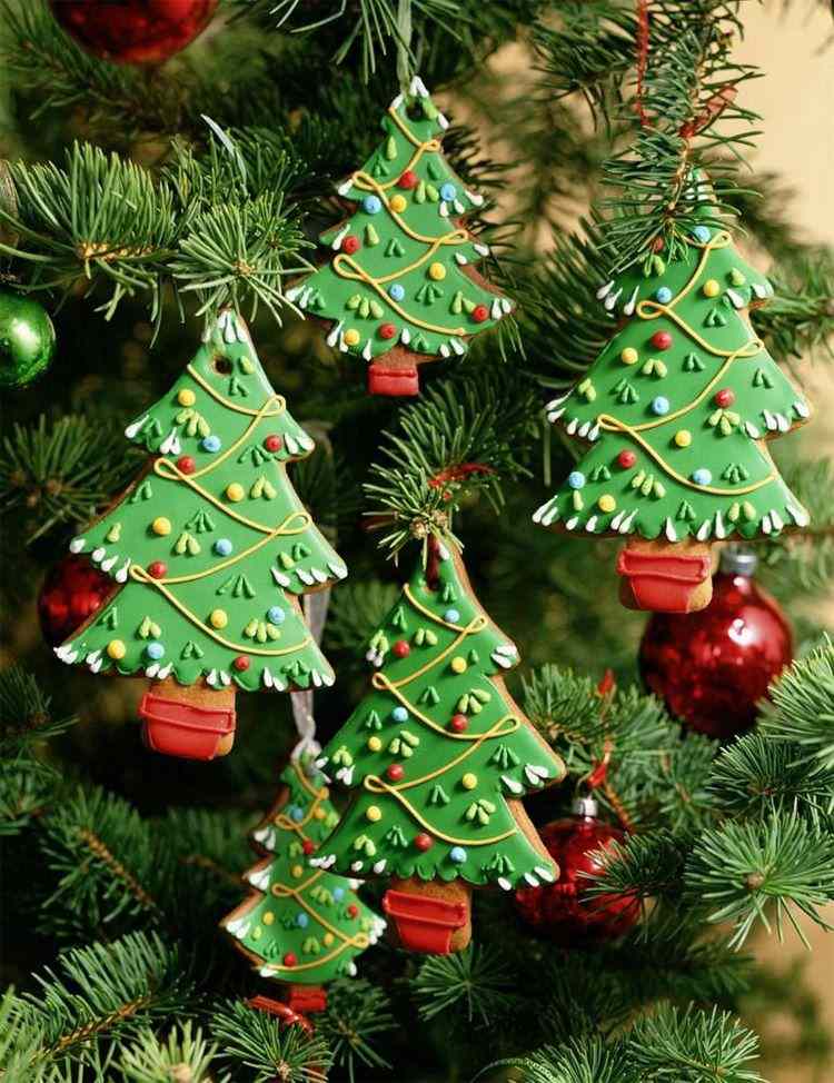 Christmas tree cookie ornaments home baking and decor
