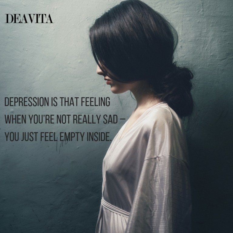 Depression quotes and sayings about feeling sad and empty inside