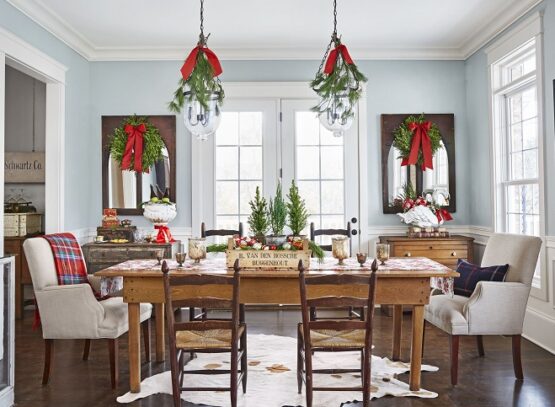 Dining-room-Christmas-decoration-ideas-to-create-a-warm-and-festive-mood