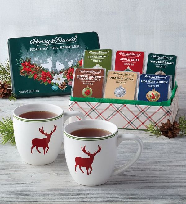 Holiday tea set with mug gift