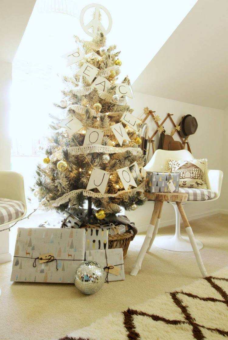 Peace Christmas tree topper creative home decor ideas