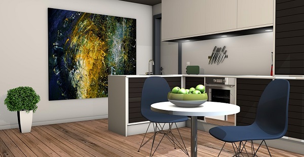 art work wall decor ideas for modern homes kitchen design