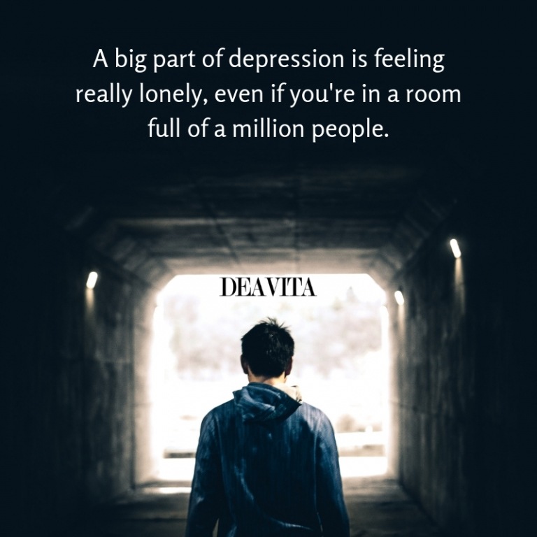 depression is feeling lonely and sad quotes and sayings