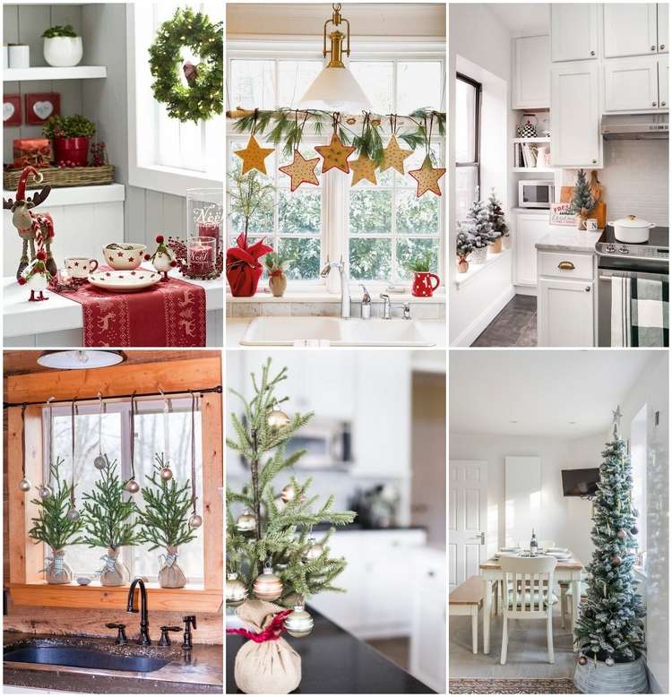 how to decorate your kitchen for Christmas best ideas