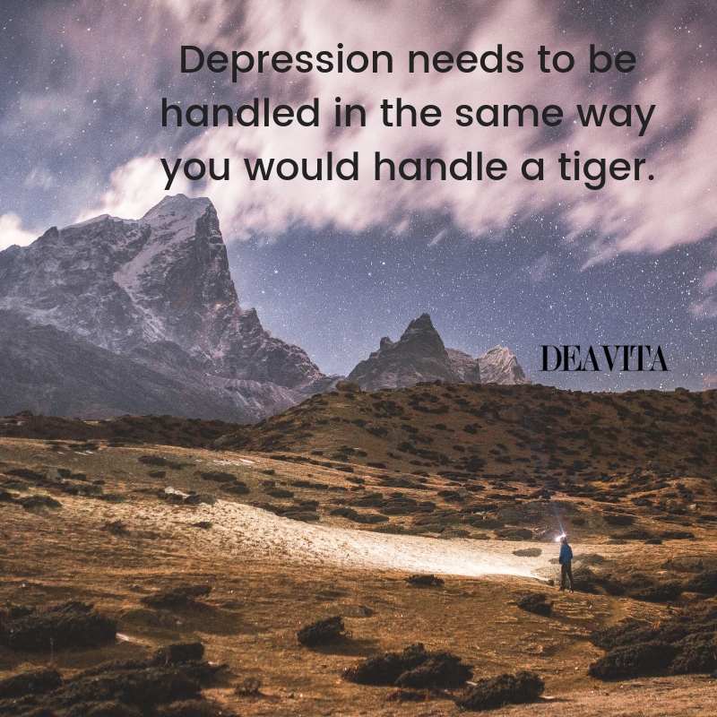 how to handle depression short quotes 