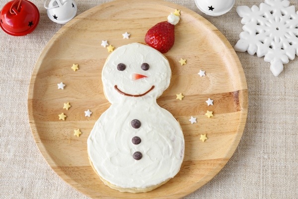 how to make snowman pancakes recipe