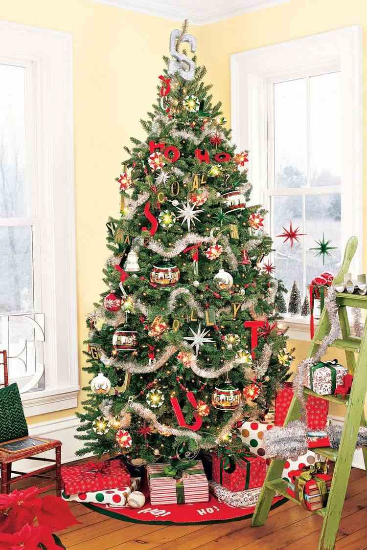 letter christmas tree topper living room decor ideas