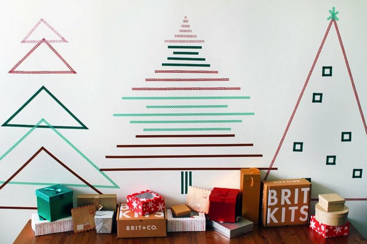 Christmas home decor ideas wall decorating ideas alternative trees