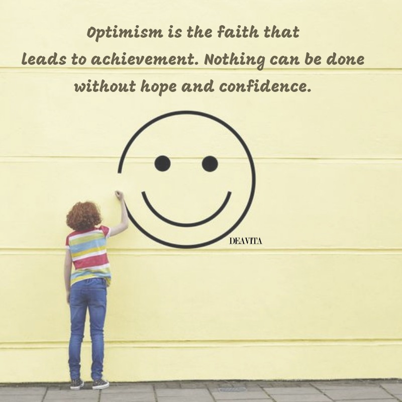 Optimism achievement hope and confidence quotes and encouragement sayings