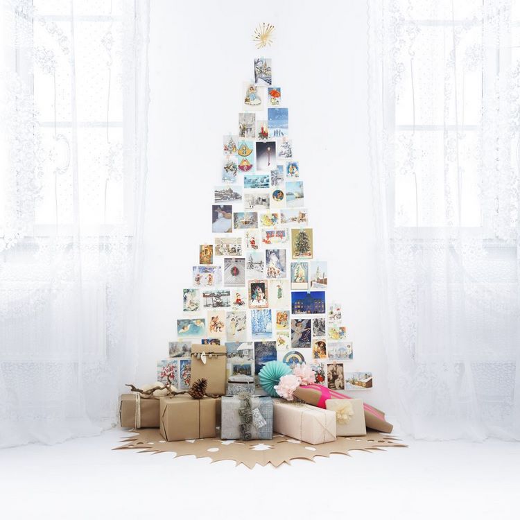 Wall Christmas tree alternative ideas for your festive decoration