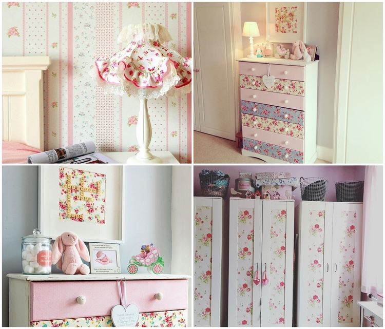 beautiful girl bedroom ideas floral motifs in interior design