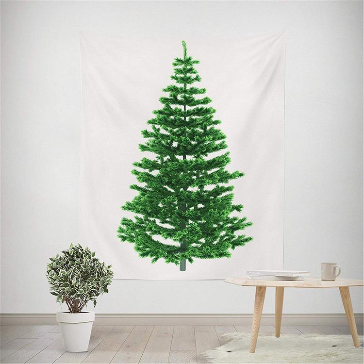 minimalist Christmas decor ideas wall hanging Christmas tree