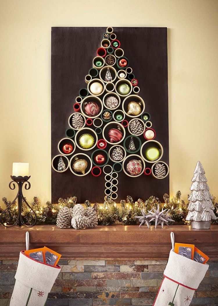 original Christmas tree ideas wall decor tips