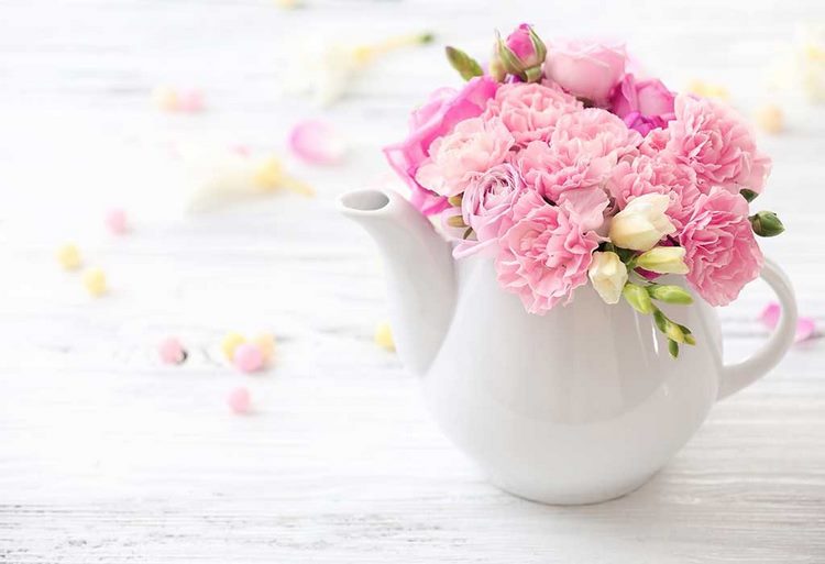 romantic teapot centerpieces wedding bridal shower table decorating ideas