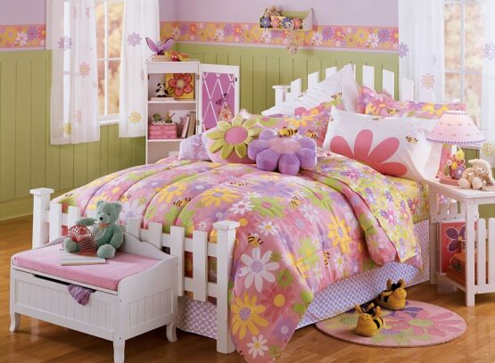 the-best-flower-themed-girls-room-interior-design-ideas-in-pink-orange-and-green-colors