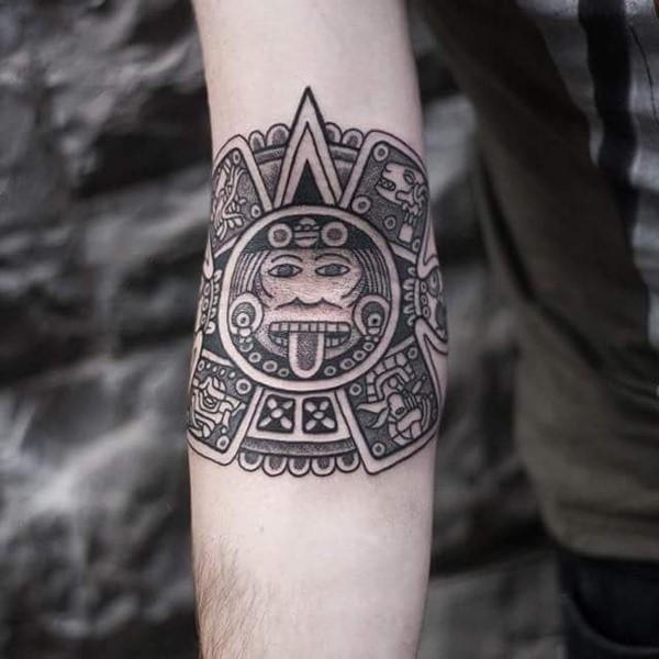 Aztec symbols and meaning tattoo ideas for men