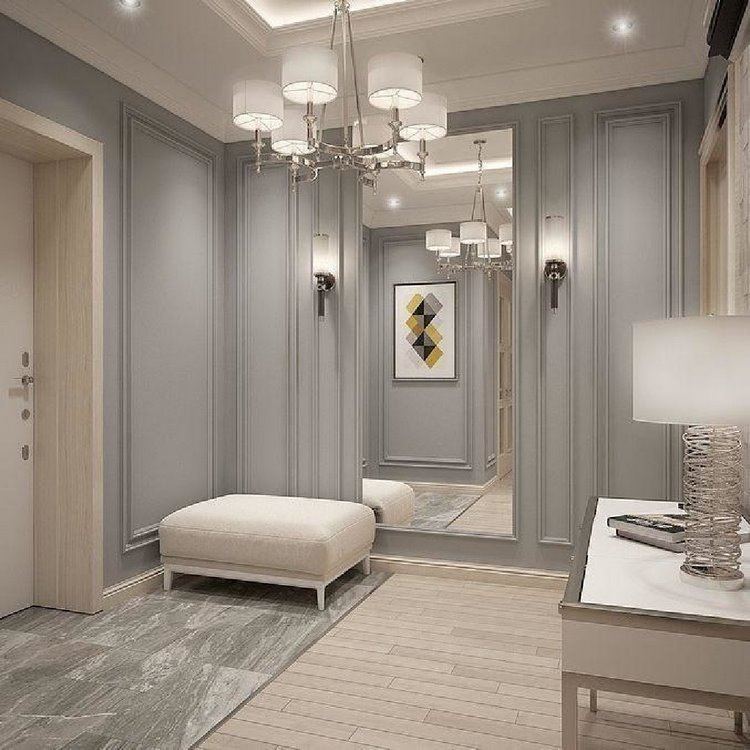 Grey and white entryway design ideas and beautiful modern interiors
